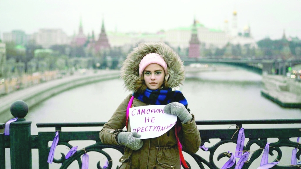 Activists say nearly 16.5 million women in Russia suffered domestic violence every year before the pandemic, with lockdown measures only exacerbating the problem. -- AFP