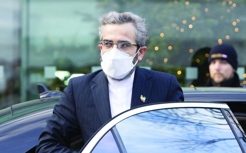 Iran's chief nuclear negotiator Ali Bagheri Kani arrives at the Coburg Palais, venue of the Joint Comprehensive Plan of Action (JCPOA) meeting aimed at reviving the Iran nuclear deal, in Vienna on December 17. - AFP file photo
