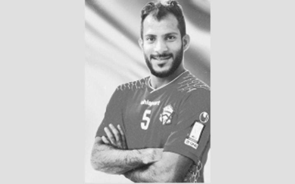 Muscat’s player Mukhaled al Raqadi