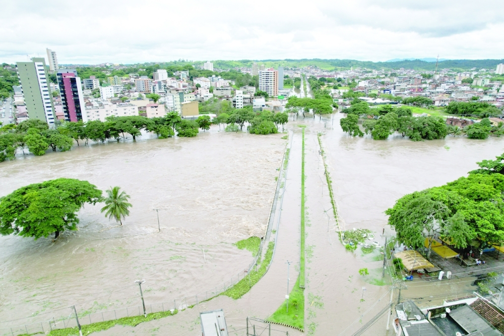 More than 30 areas in Bahia were hit by floods after weeks of heavy rainfall. -- Reuters