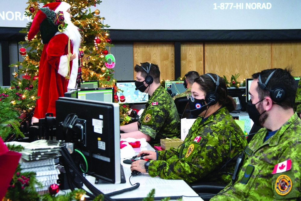 22 Wing NORAD Tracks Santa Media Day