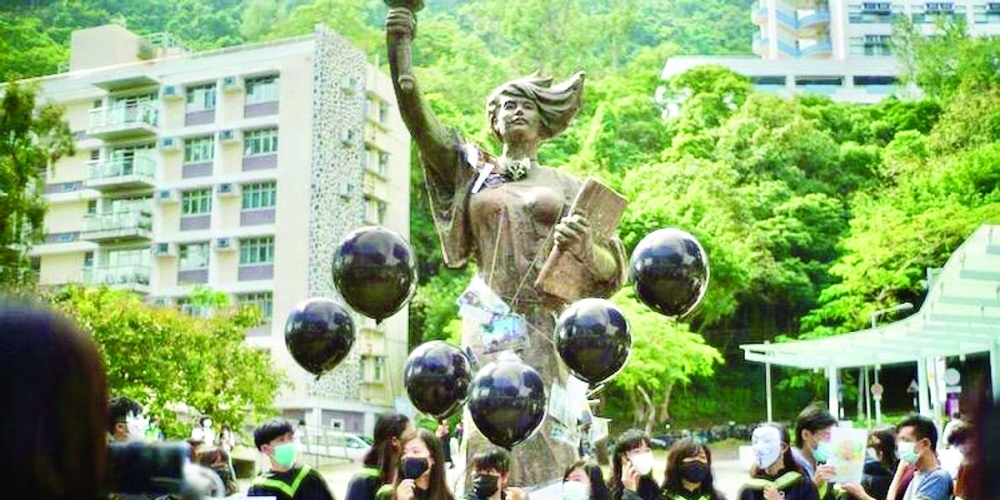 the-goddess-of-democracy-had-become-a-potent-symbol-of-hong-kong-s-local-democracy-movement-yan-zhao-afp