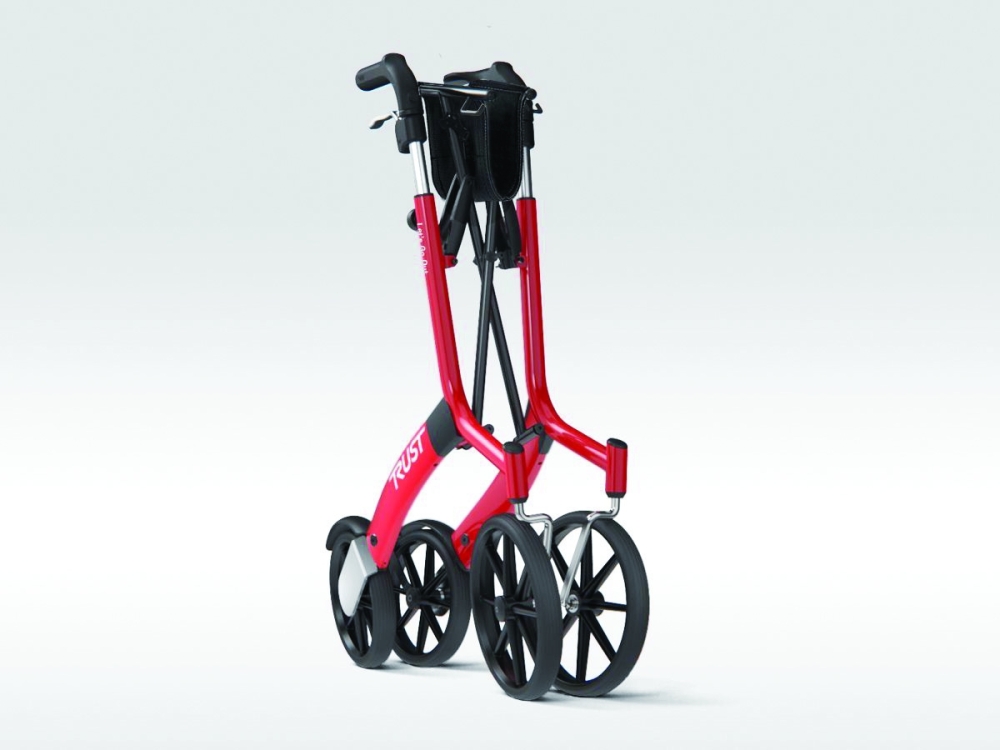 Lets-go-out-red-outdoor folded design walker