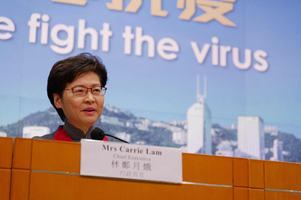 Carrie Lam, chief executive, Hong kong 