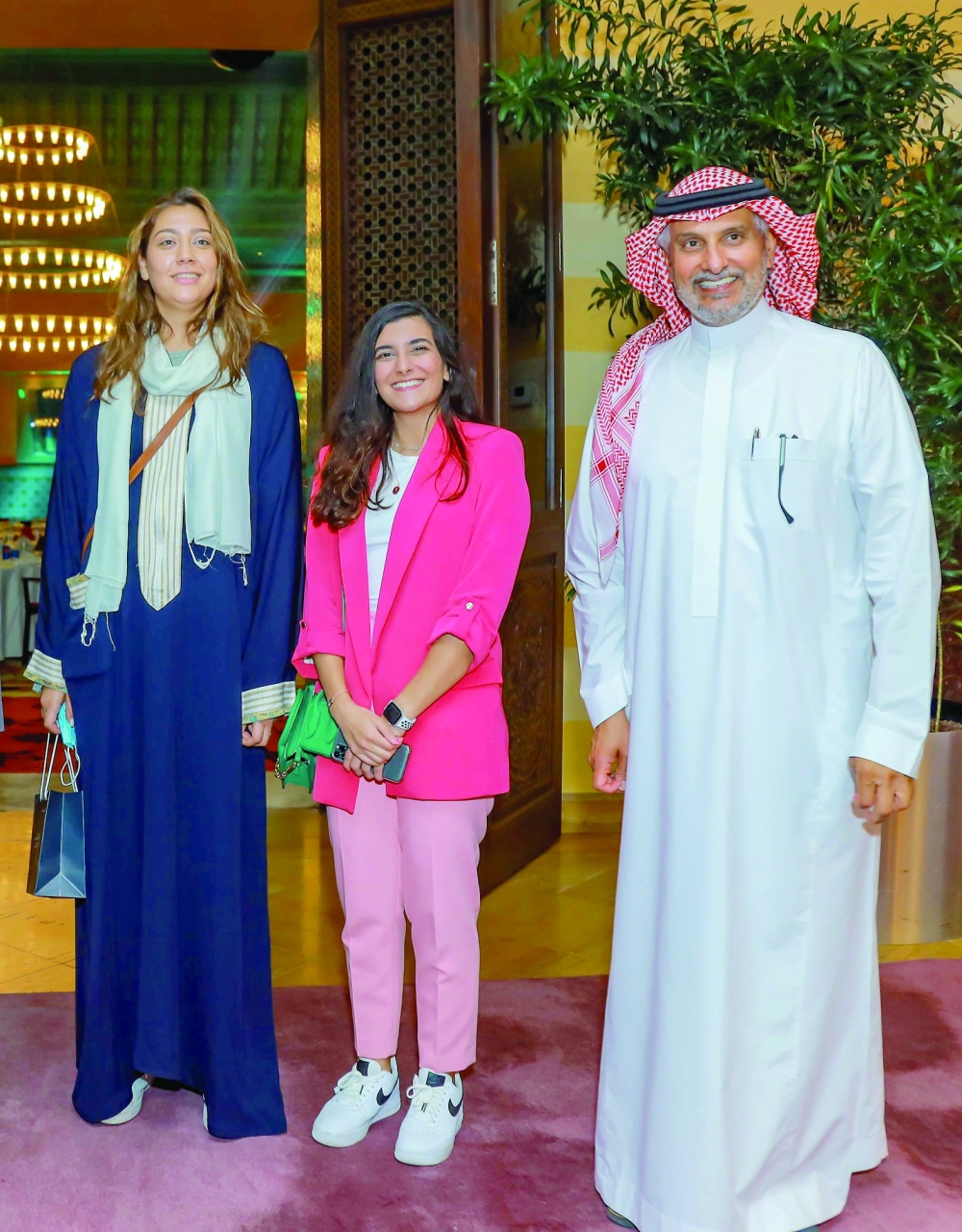 Abdullah Bakhashab, Dania Akeel and Samar Rahbini.