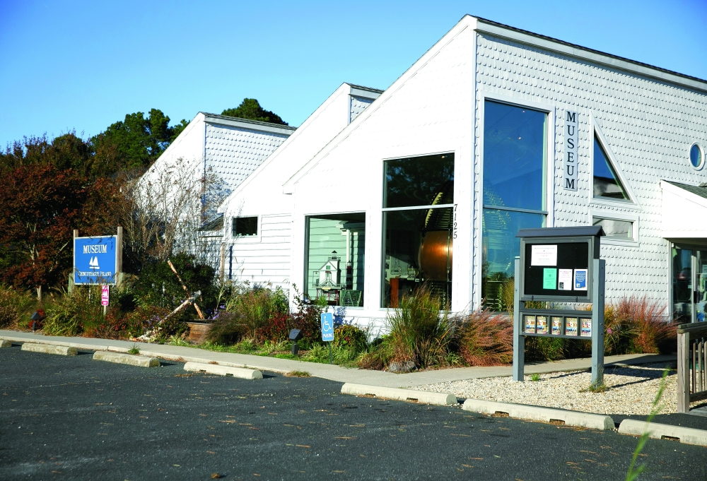The Museum of Chincoteague Island, which highlights the islands relationship with the sea, including oyster-gathering, Chincoteague Island, Va. Nov. 1, 2021. (Kristen Zeis/The New York Times)