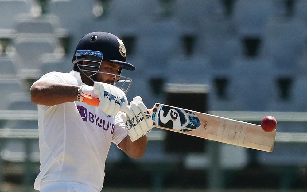 India's Rishabh Pant in action. -- Reuters