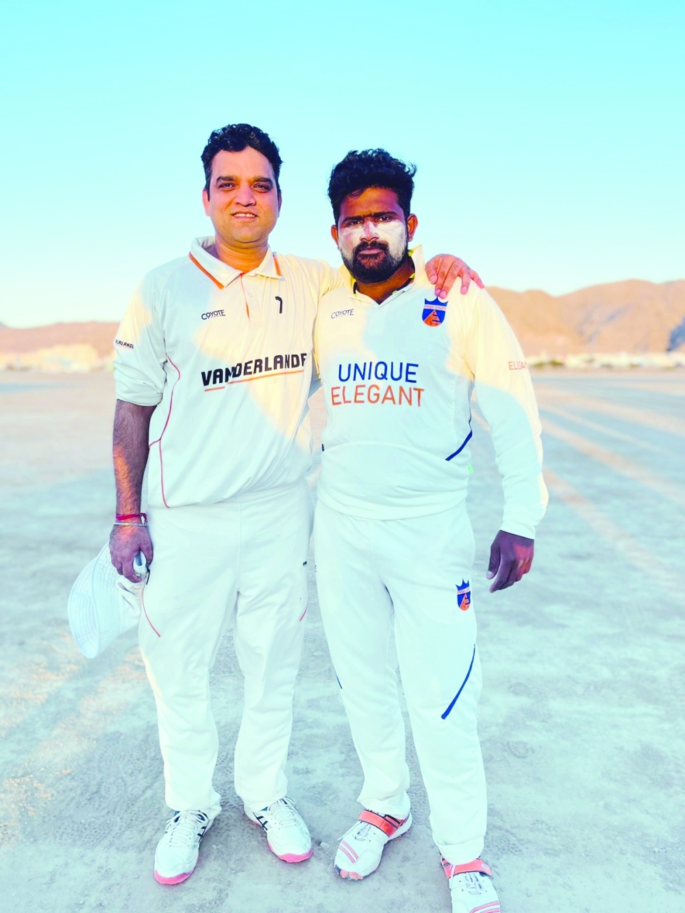 Vanderlande's Rahul Chadha and Haja Hussain.