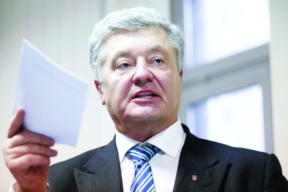 Ukrainian former President Petro Poroshenko