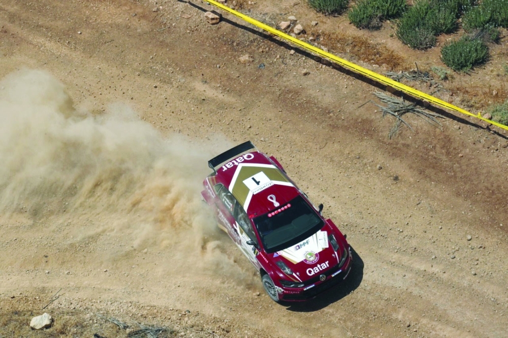 Nasser Saleh al Attiyah in action in last year's Merc.