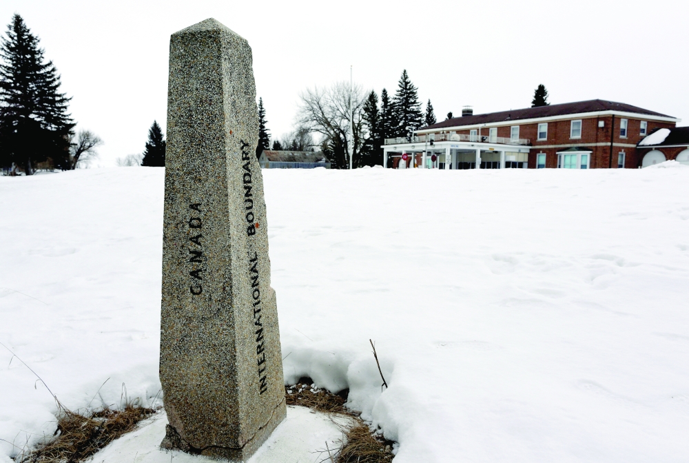 The former border crossing between the United States and Canada at Emerson, Manitoba, Canada. - Reuters file photo