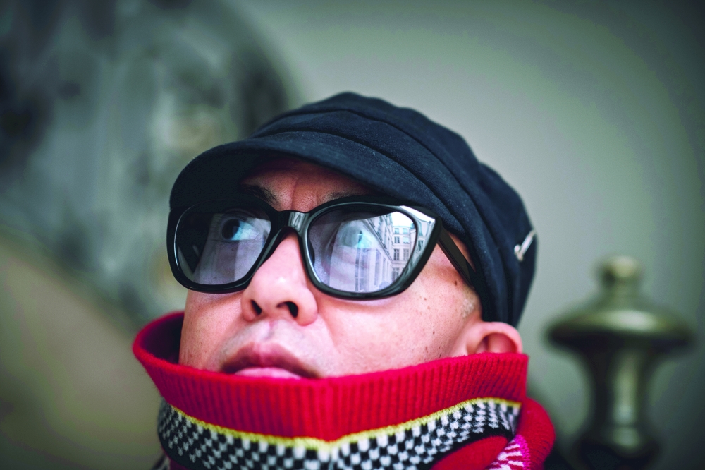 Nigo, the new creative director of Kenzo, at the fashion companys headquarters in Paris, Jan. 17, 2022. (Dmitry Kostyukov/The New York Times)