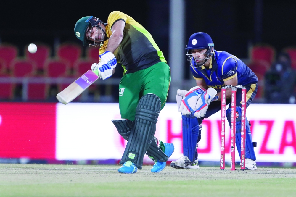 Asghar Afghan of Asia Lions during match 4th of the Howzat Legends League Cricket 2022 between Asia Linos and the India Maharajs held at the Oman Cricket Academy Ground, Muscat on the 24 January 2022.
 -- LLC