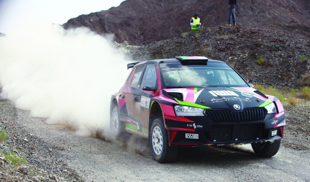 Abdullah Al-Rawahi in action in December