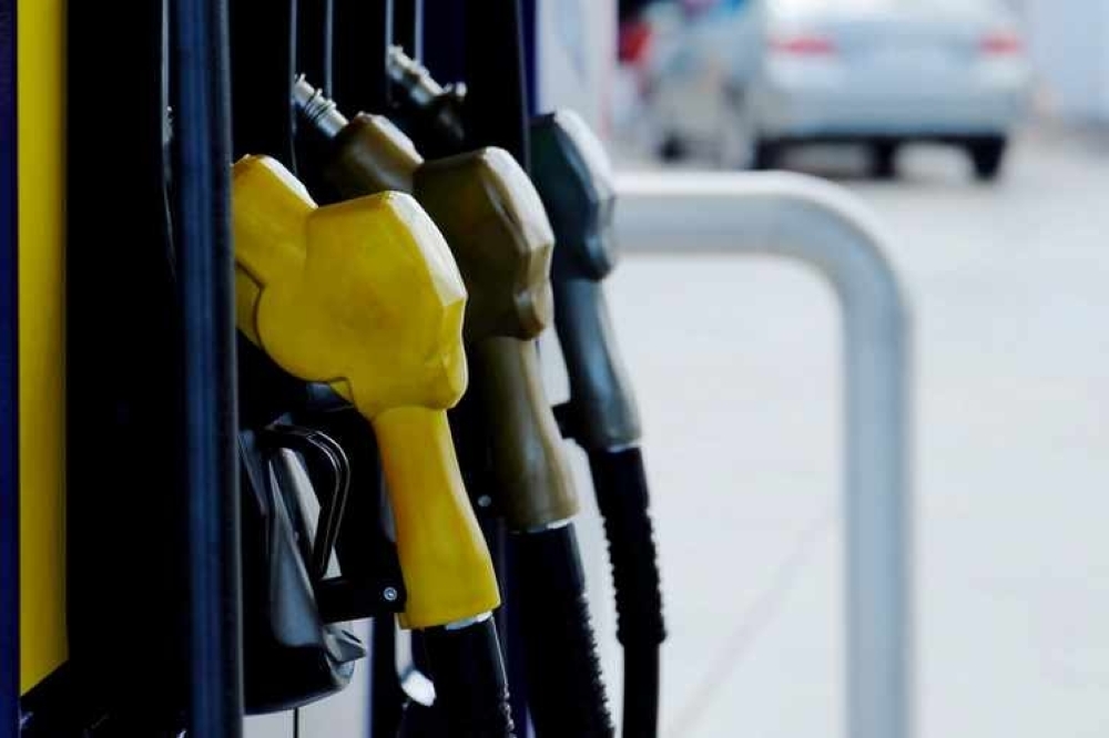 Close-Up Of Fuel Pumps