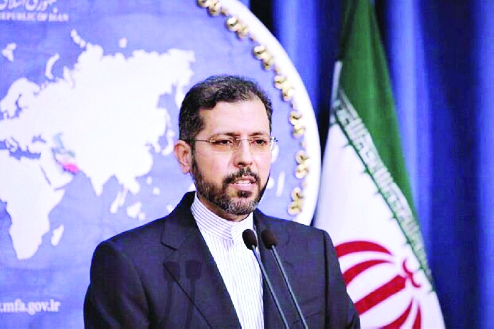 Iranian Foreign Ministry spokesman Saeed Khatibzadeh
