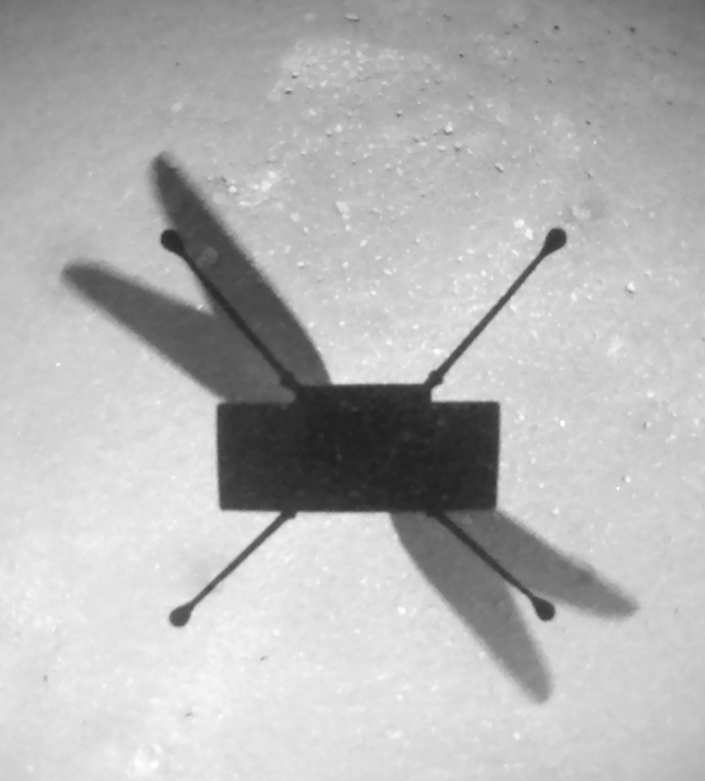 An undated photo provided by NASA/JPL-Caltech shows an image take by the Ingenuity robotic helicopter. (NASA/JPL-Caltech via The New York Times)