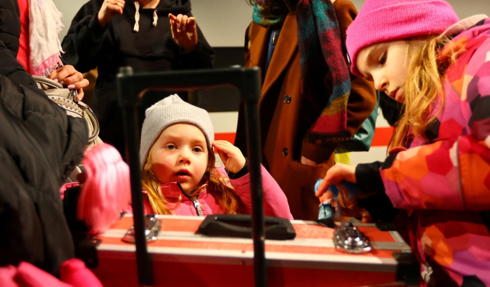 Refugees fleeing from Ukraine arrive in Berlin