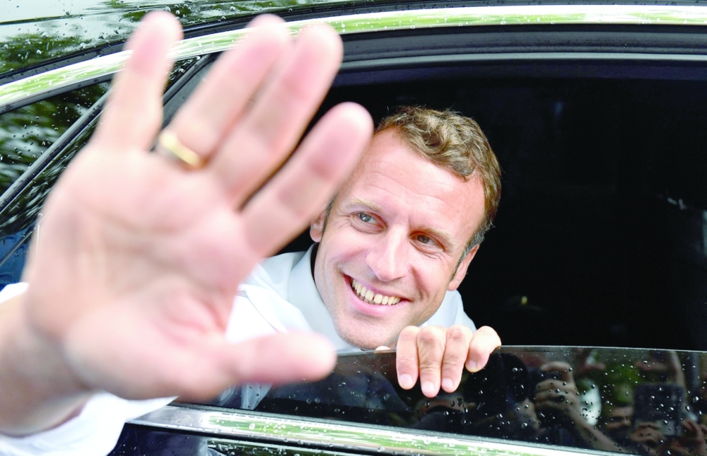 Macron confirmed his plans to seek a second term in a low-key letter addressed to voters on Thursday. -- AFP