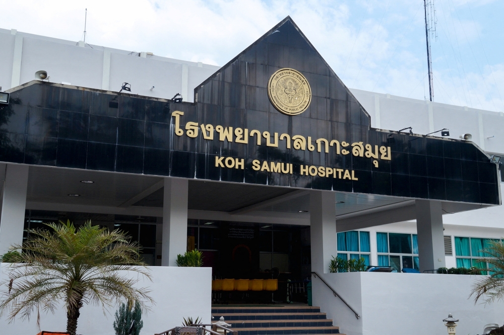 View of the local hospital where the body of cricket player Shane Warne is waiting to be repatriated after his sudden death in Koh Samui