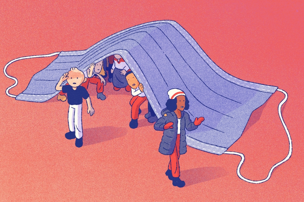 As masking mandates lift and new coronavirus infections fall across the United States, theres lots of confusion about if, and when, to wear a mask. (Tim Peacock/The New York Times)