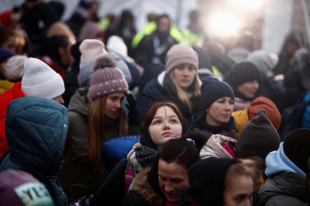 Border checkpoint in Medyka