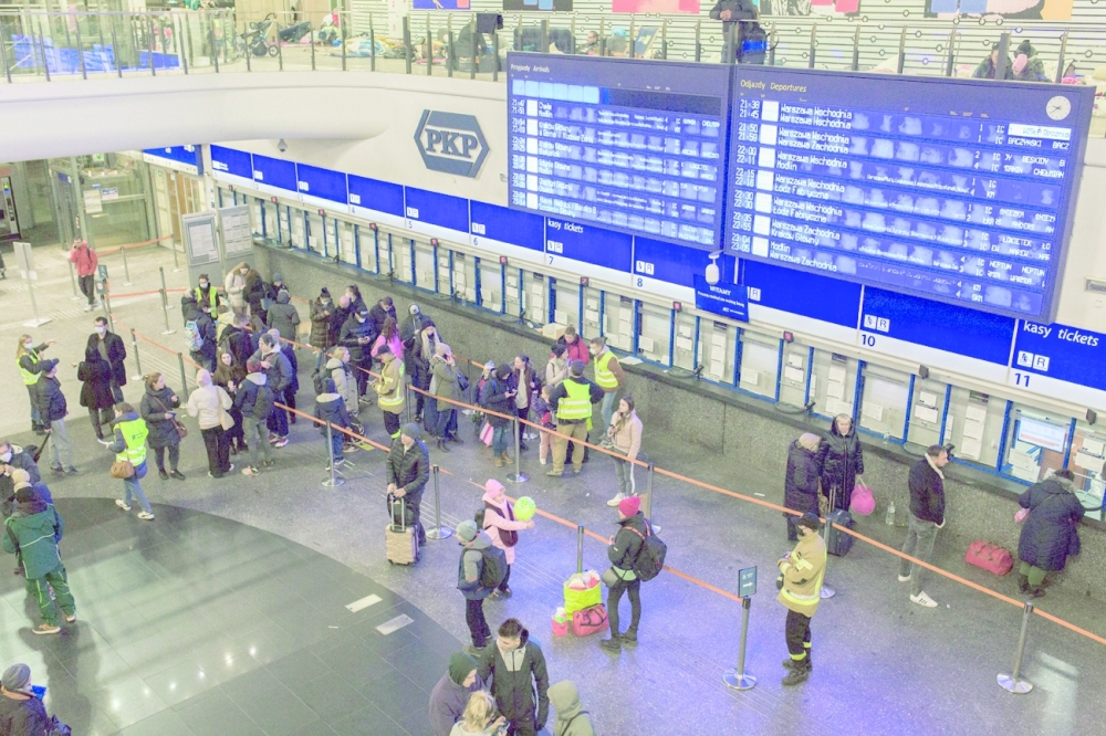The problem forced serious delays and a raft of cancellations in Poland, a key exit route for the current flood of refugees fleeing war-torn Ukraine. -- Reuters