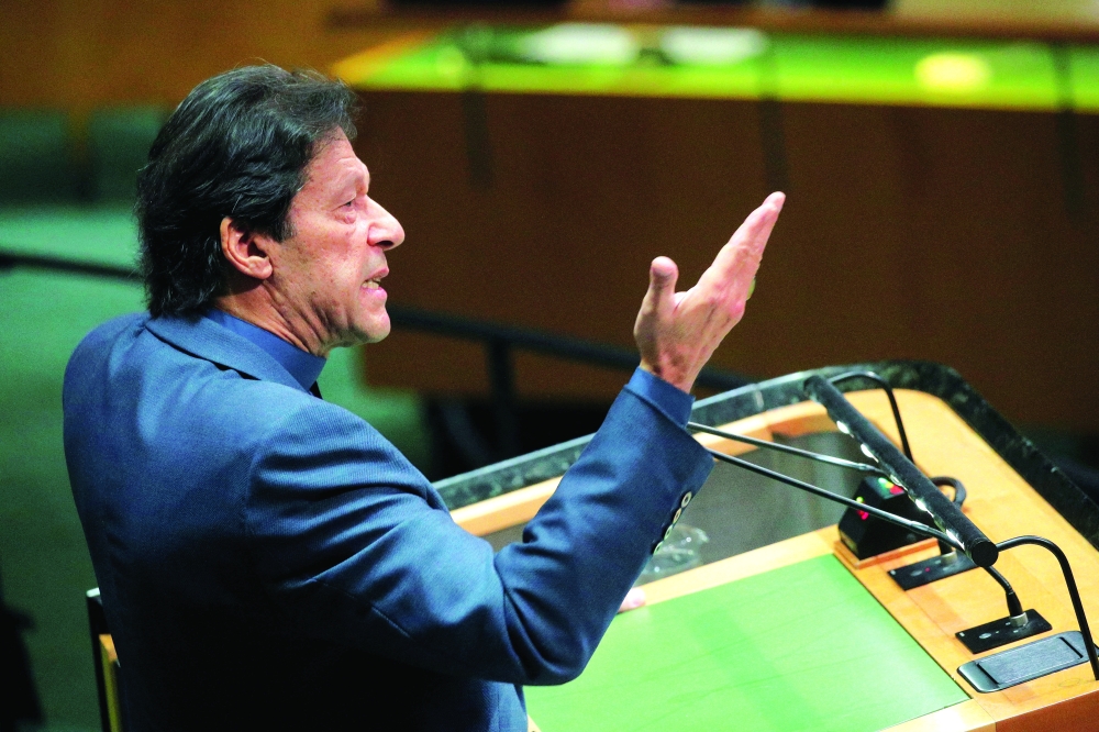 The opposition blames Imran Khan of mismanaging the country, economy and foreign policy. No Pakistani prime minister has ever completed his term in office. -- Reuters