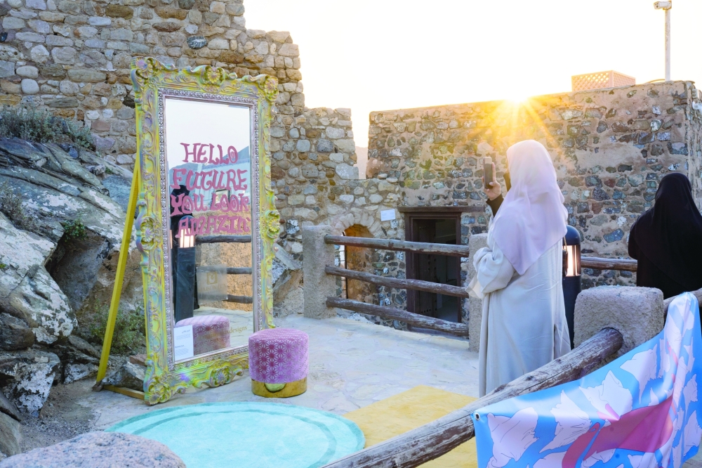 Art installation by Maison Lux Interior Designs. Image by Burair Alkishri