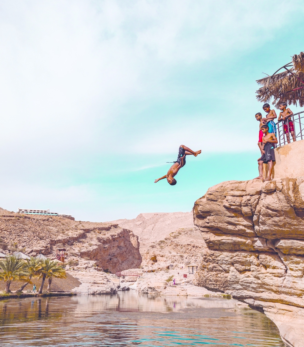 Wadi Bani Khalid - Dive to the Wadi