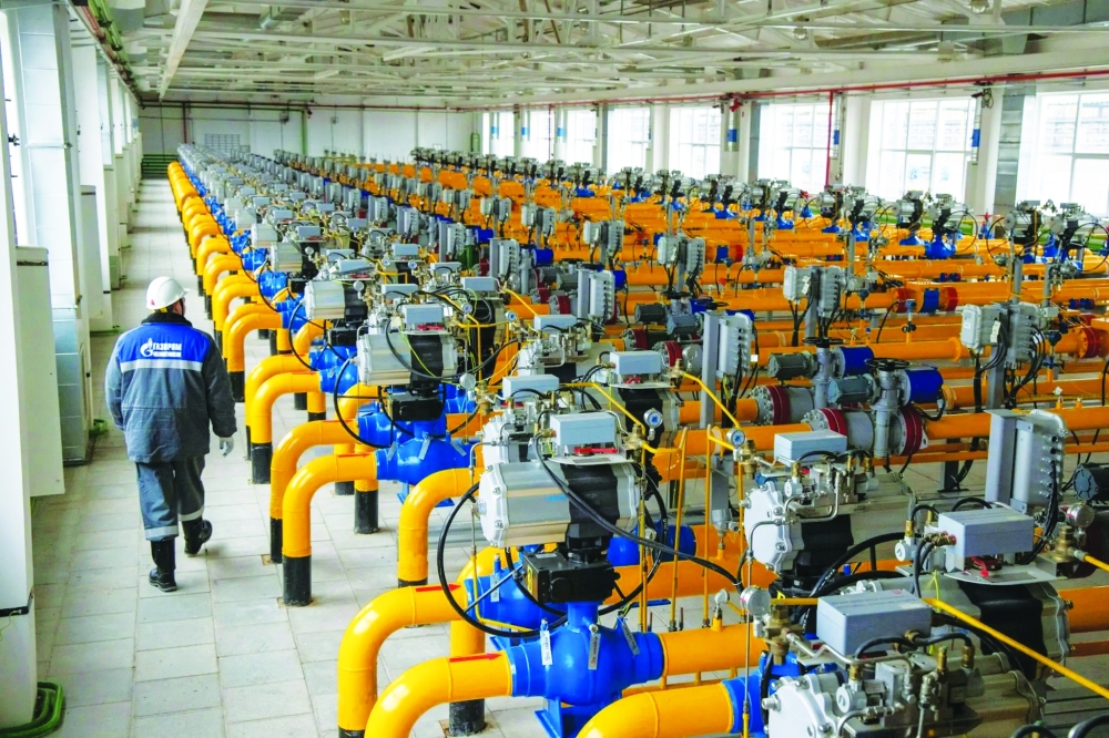 The European Union gets 40 per cent of its natural gas from companies like Gazprom in Russia.