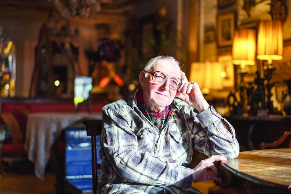 The antiquarian Vito Giallo, at home in Brooklyn, Jan. 26, 2022. (Todd Heisler/The New York Times)