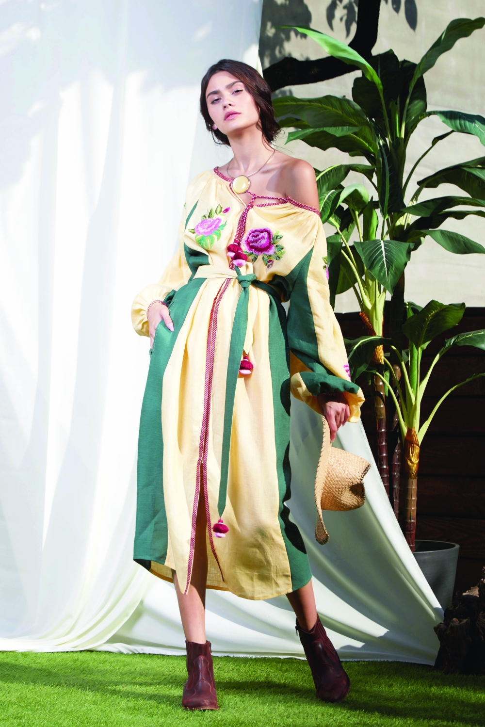 A look inspired by traditional Ukrainian designs from Foberini. (Foberini via The New York Times) 