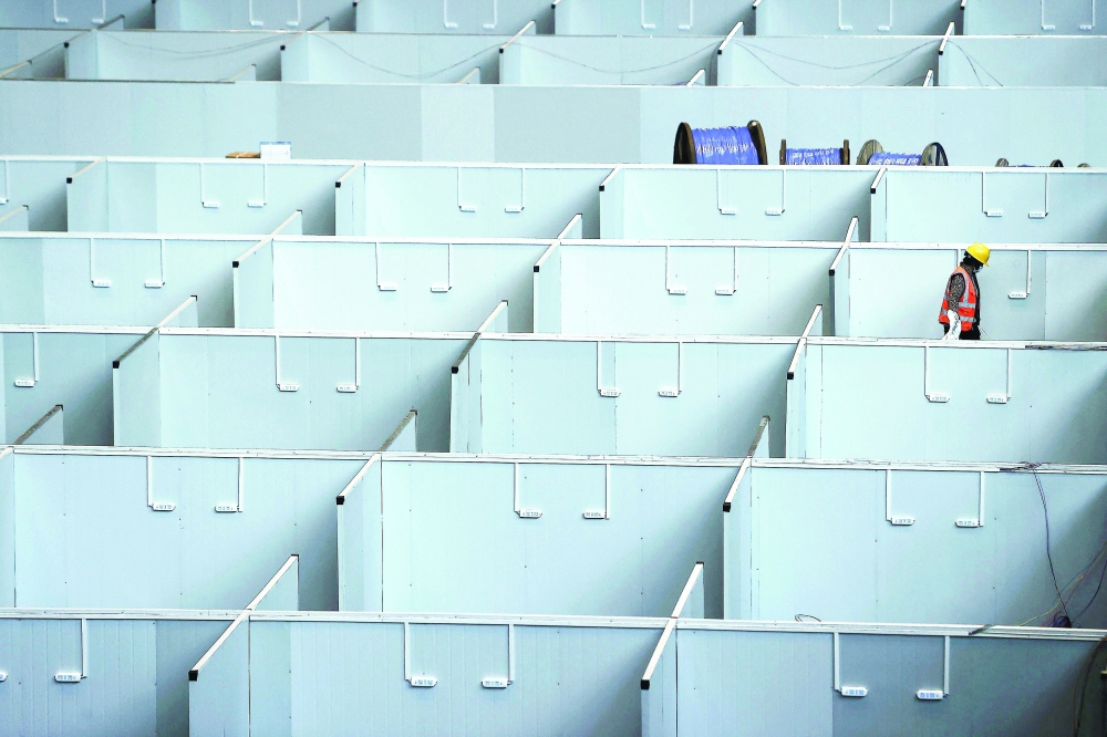 Shanghai authorities said that 130,000 new beds were ready or under construction for Covid-positive residents in the city at makeshift venues including exposition halls. -- AFP