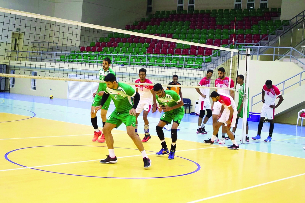 Oman volleyball team practice