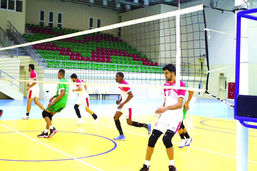 Oman volleyball team practice2