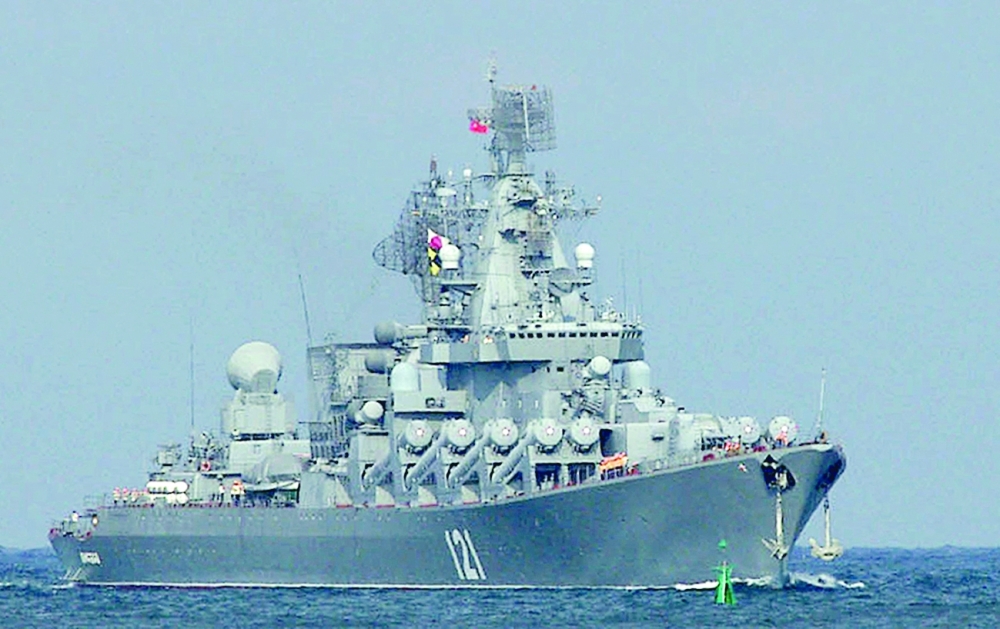 Contradictory claims concerning the fate of the Russian warship Moskva were made by Kiev and Moscow on Thursday, with a senior Ukrainian official claiming the ship had sunk, and Russia's Defence Ministry insisting it remained seaworthy despite a fire. -- AFP