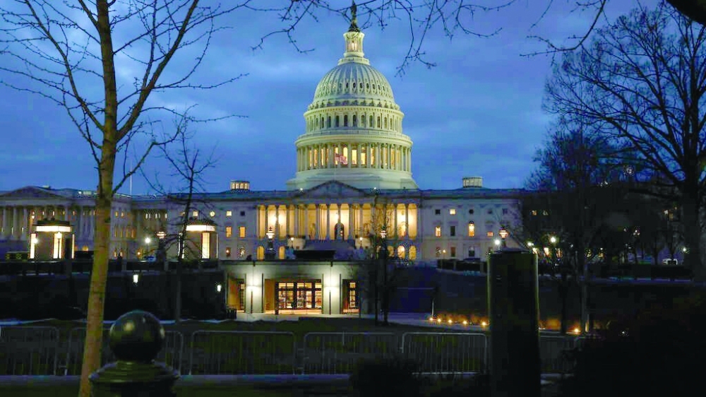 The US Capitol building was ordered evacuated amid a threat by an aircraft, but the alert was quickly lifted by police. -- AFP