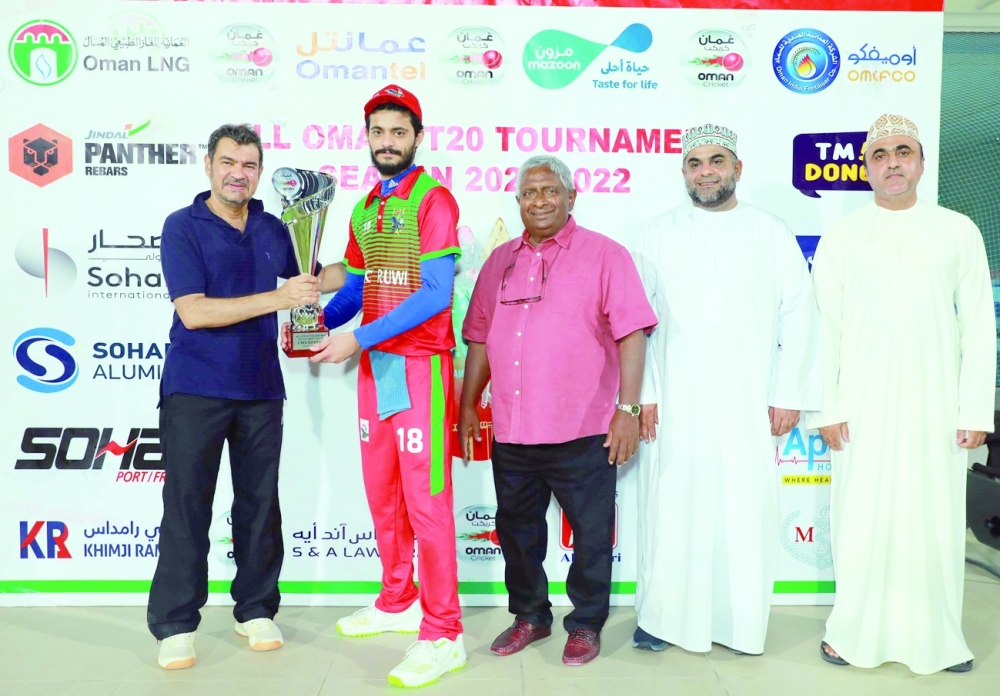Trophy presentation