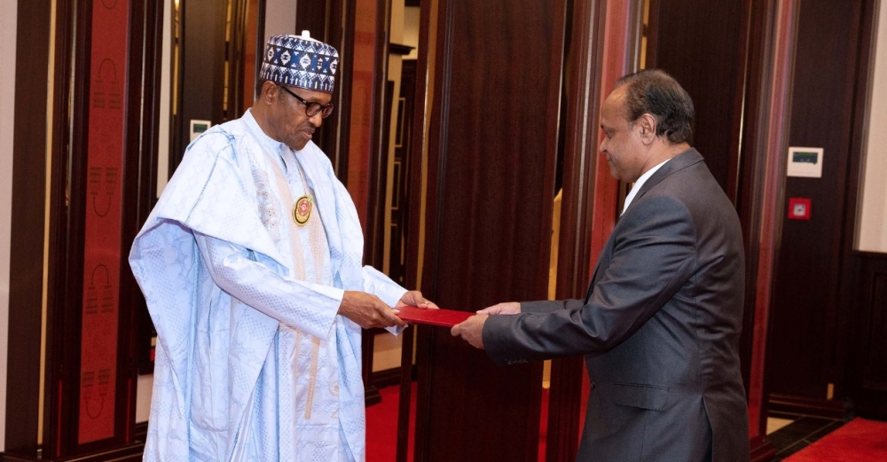 Ahmed Lebbe Sabarullah Khan has been serving as High Commissioner to Nigeria since 2019 