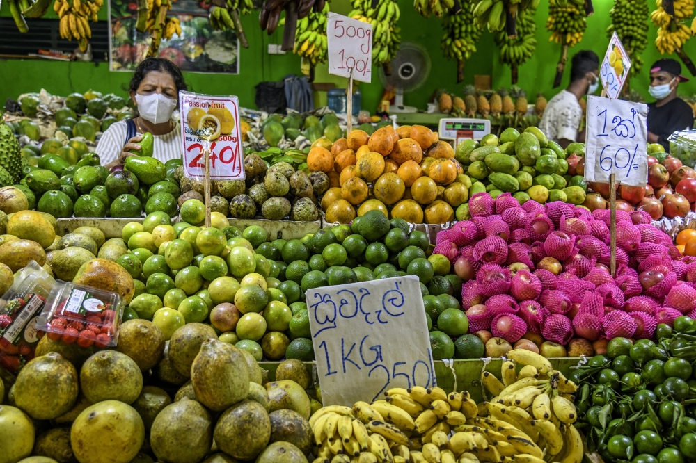 A produce market in Colombo, Sri Lanka, March 11, 2022. (Atul Loke/The New York Times)