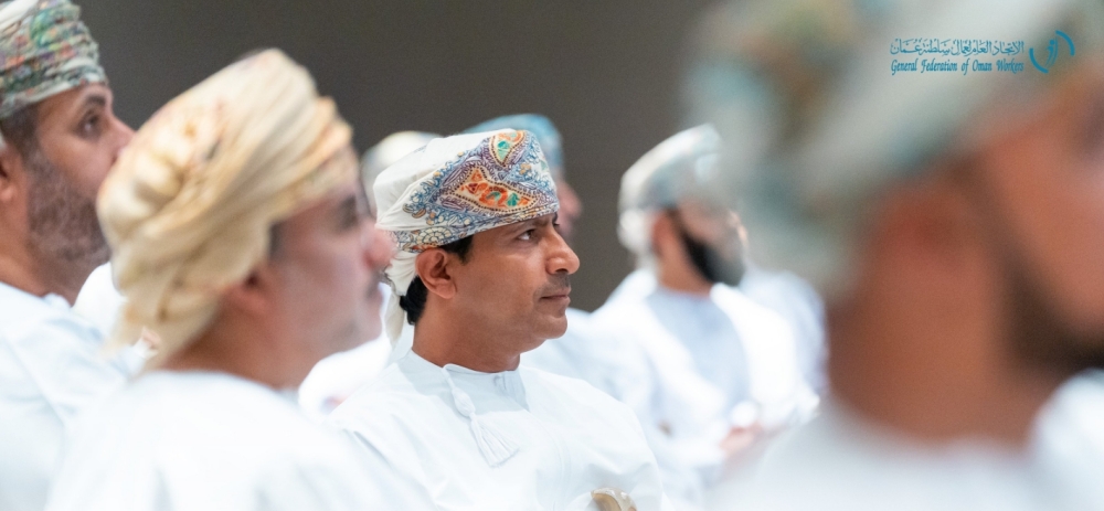  Nabhan al Battashi, chairman of the General Federation of Oman Workers
