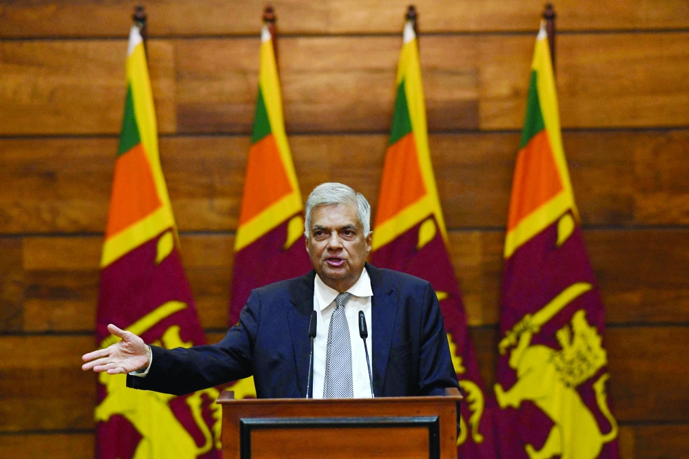   Ranil Wickremesinghe  