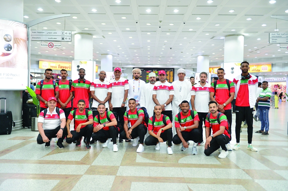 Oman athletics team