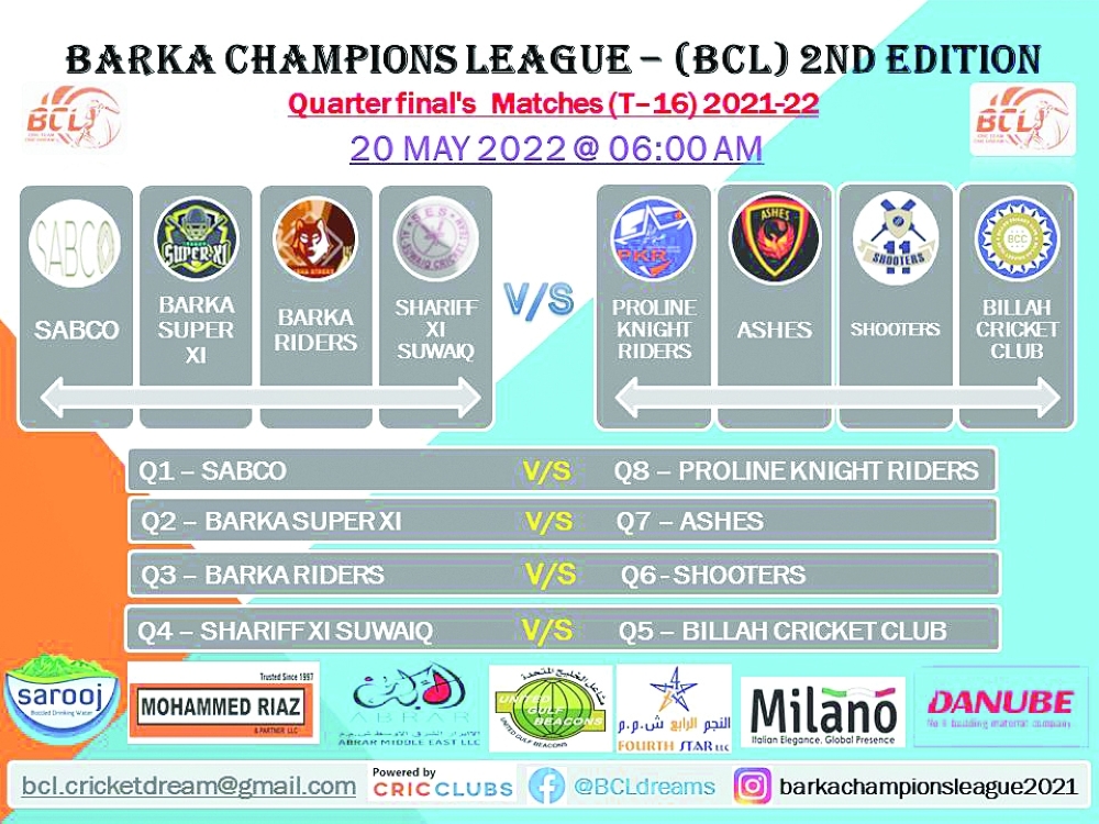 QUARTER FINALS 2ND EDITION.