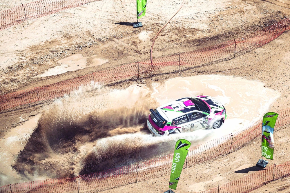 Abdullah al Rawahi in action in Jordan.