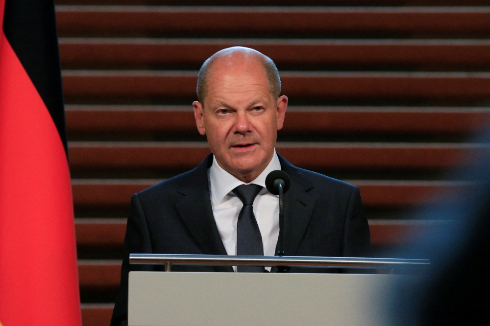 German Chancellor Scholz visits Netherlands