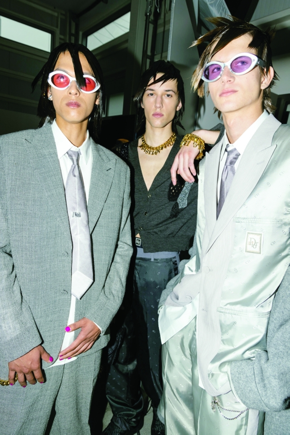 Looks from Dior Men’s resort 2023 collection, shown in the Venice neighborhood of Los Angeles, May 19, 2022. (Michael Tyrone Delaney/The New York Times)