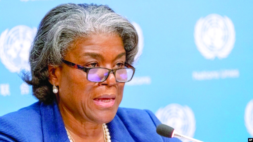 Linda Thomas-Greenfield, US ambassador to the United Nations