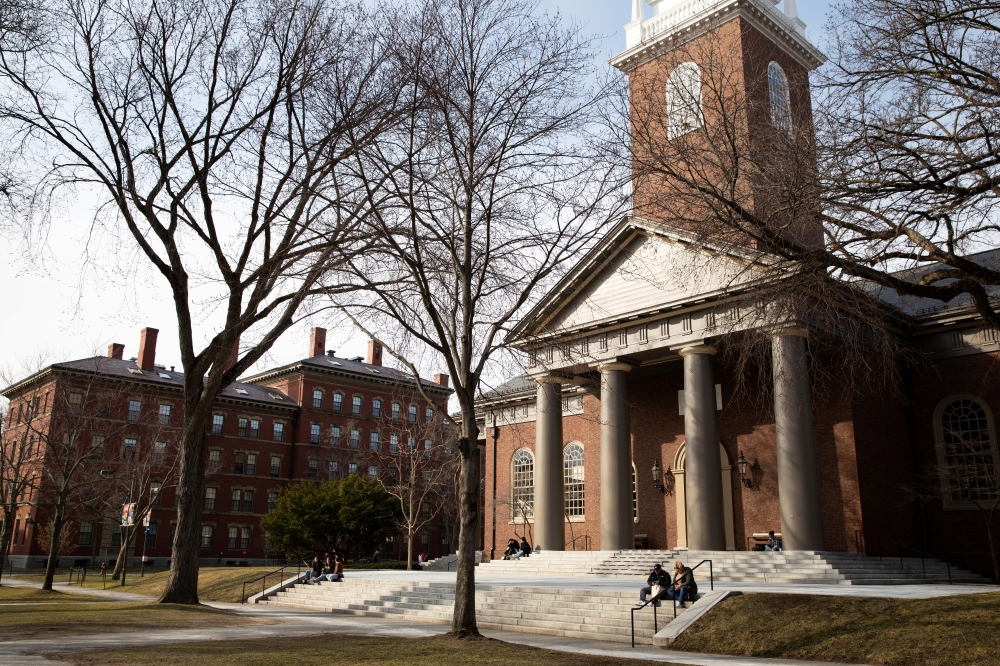 The campus of Harvard University in Cambridge, Mass., on March 15, 2022. (Kayana Szymczak/The New York Times)